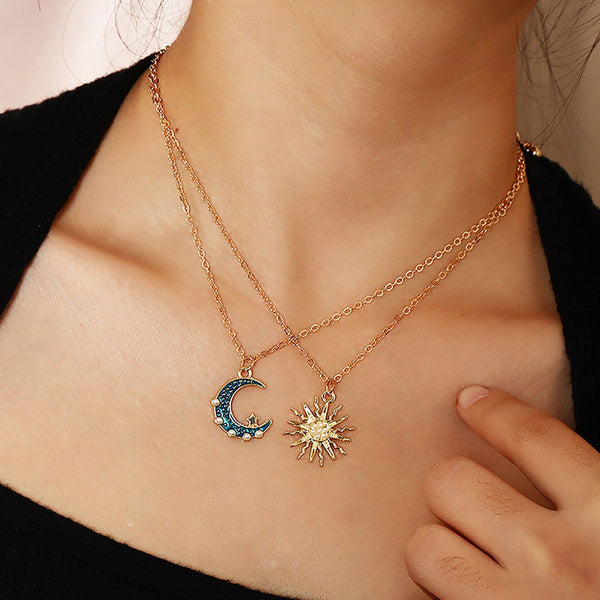 Sun and Moon Necklace